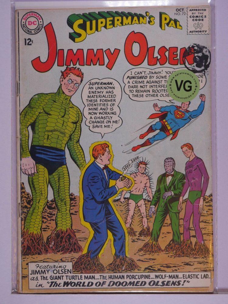 SUPERMANS PAL JIMMY OLSEN (1954) Volume 1: # 0072 VG