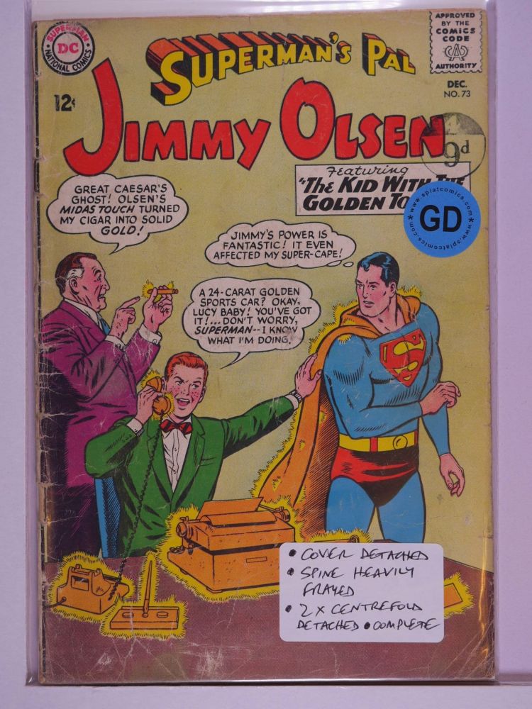 SUPERMANS PAL JIMMY OLSEN (1954) Volume 1: # 0073 GD