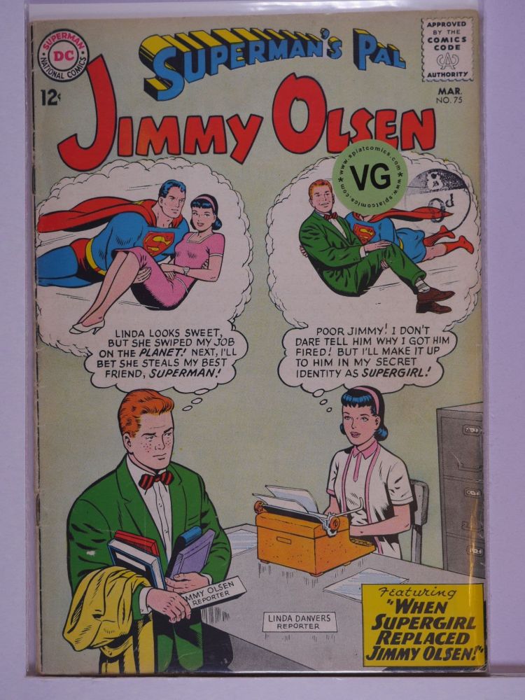 SUPERMANS PAL JIMMY OLSEN (1954) Volume 1: # 0075 VG