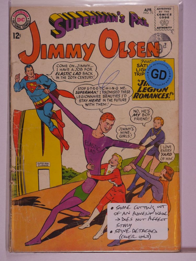 SUPERMANS PAL JIMMY OLSEN (1954) Volume 1: # 0076 GD