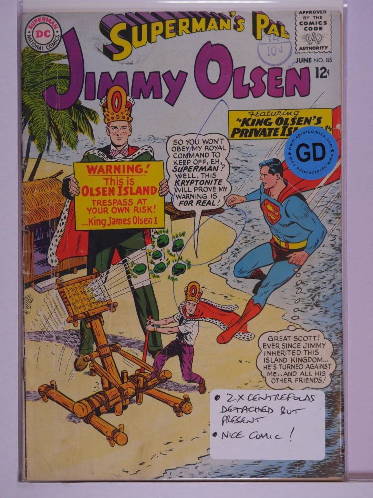 SUPERMANS PAL JIMMY OLSEN (1954) Volume 1: # 0085 GD
