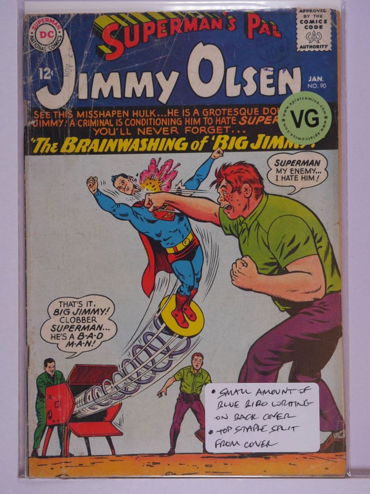 SUPERMANS PAL JIMMY OLSEN (1954) Volume 1: # 0090 VG