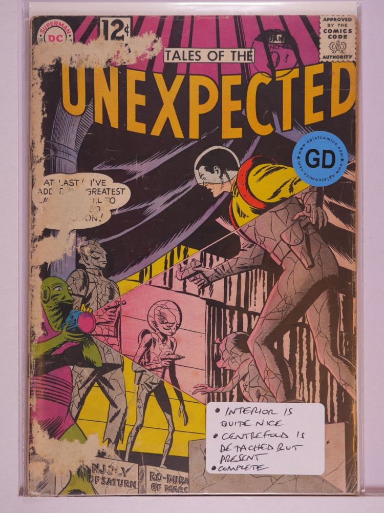 TALES OF THE UNEXPECTED / UNEXPECTED (1956) Volume 1: # 0074 GD