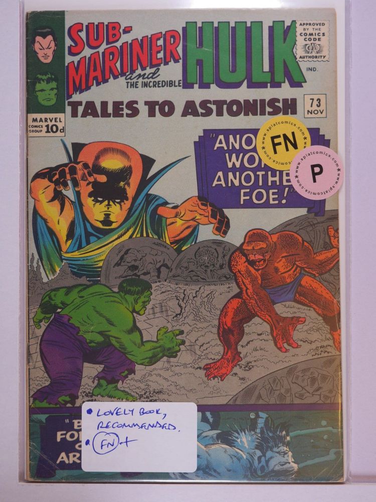 TALES TO ASTONISH (1959) Volume 1: # 0073 FN PENCE