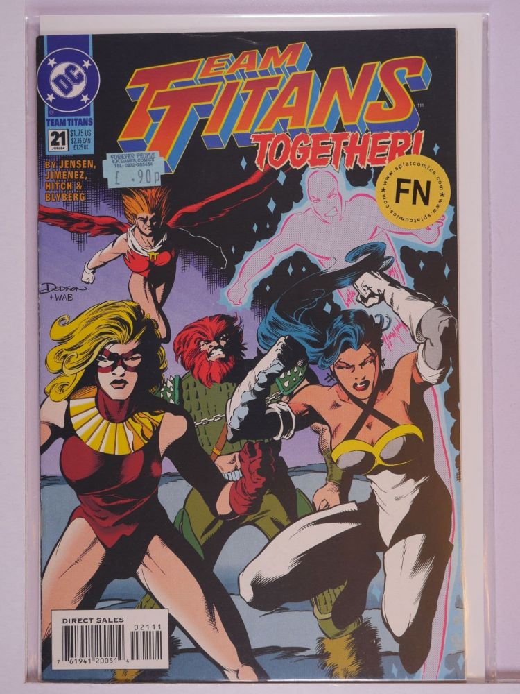 TEAM TITANS (1992) Volume 1: # 0021 FN