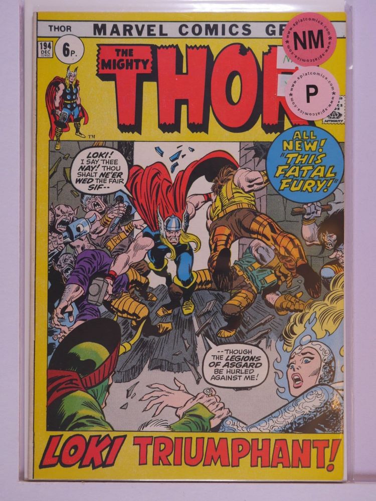 THOR JOURNEY INTO MYSTERY (1952) Volume 1: # 0194 NM PENCE