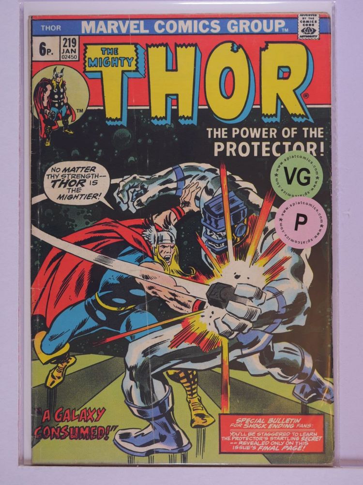 THOR JOURNEY INTO MYSTERY (1952) Volume 1: # 0219 VG PENCE