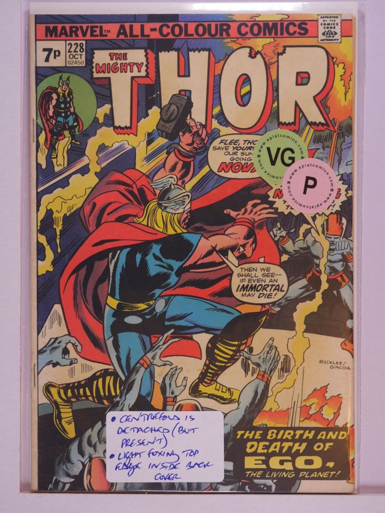 THOR JOURNEY INTO MYSTERY (1952) Volume 1: # 0228 VG PENCE
