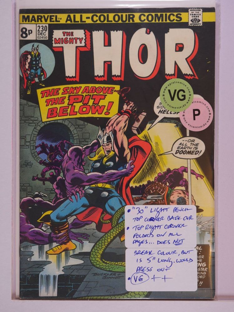THOR JOURNEY INTO MYSTERY (1952) Volume 1: # 0230 VG PENCE