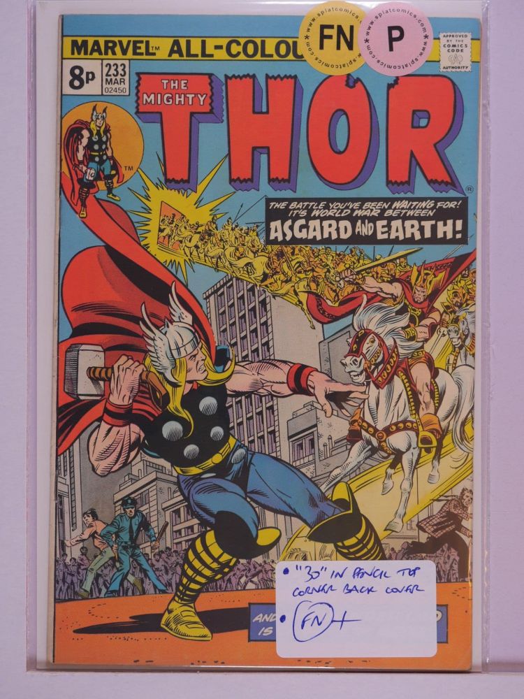 THOR JOURNEY INTO MYSTERY (1952) Volume 1: # 0233 FN PENCE