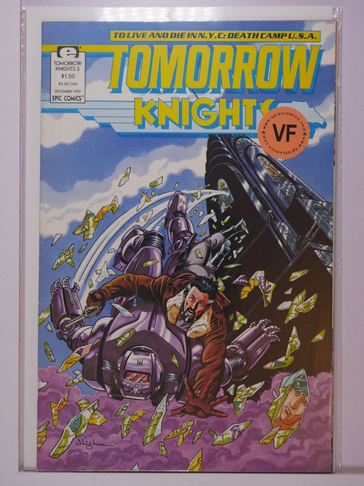 TOMORROW KNIGHTS (1990) Volume 1: # 0005 VF