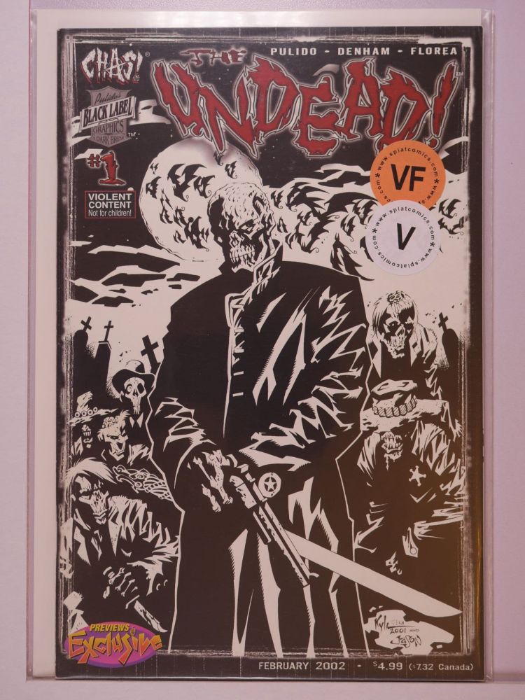 UNDEAD (2002) Volume 1: # 0001 VF DIAMOND PREVIEWS EXCLUSIVE COVER VARIANT