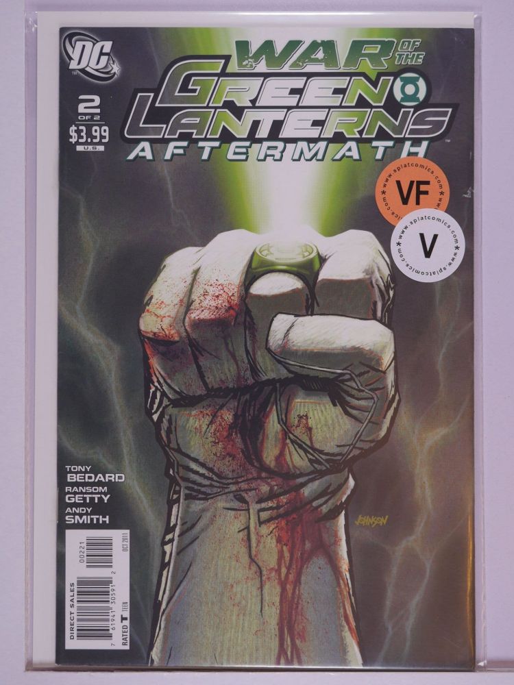 WAR OF THE GREEN LANTERNS AFTERMATH (2011) Volume 1: # 0002 VF COVER CLENCHED FIST VARIANT