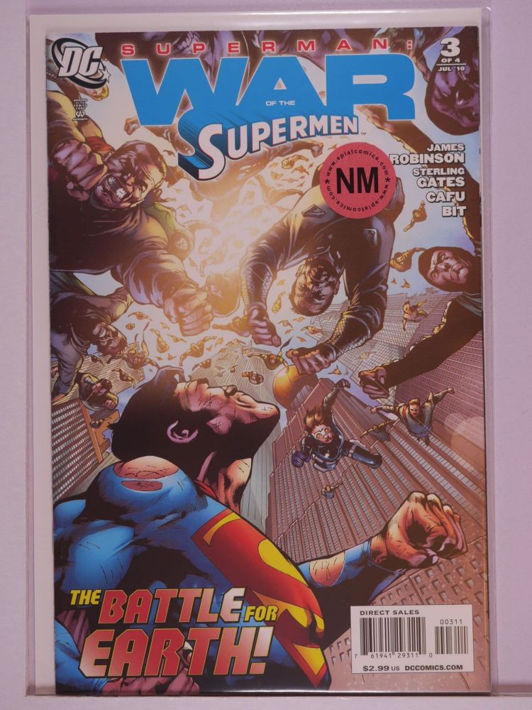 WAR OF THE SUPERMEN (2010) Volume 1: # 0003 NM