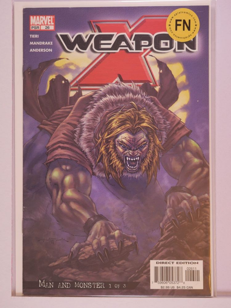 WEAPON X (2002) Volume 2: # 0026 FN