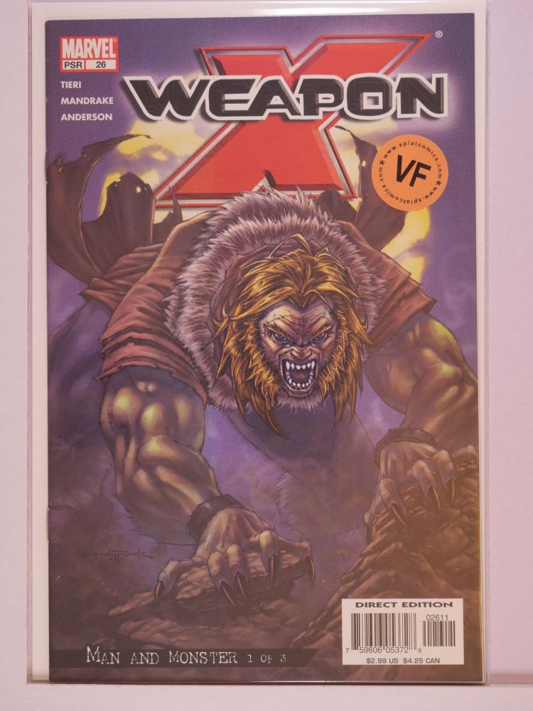 WEAPON X (2002) Volume 2: # 0026 VF