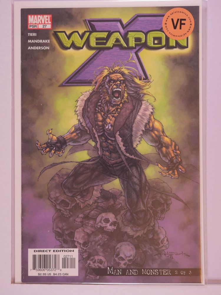 WEAPON X (2002) Volume 2: # 0027 VF