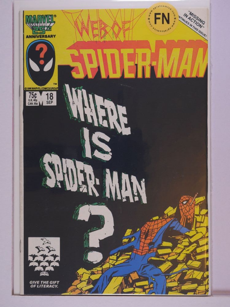 WEB OF SPIDERMAN (1984) Volume 1: # 0018 FN