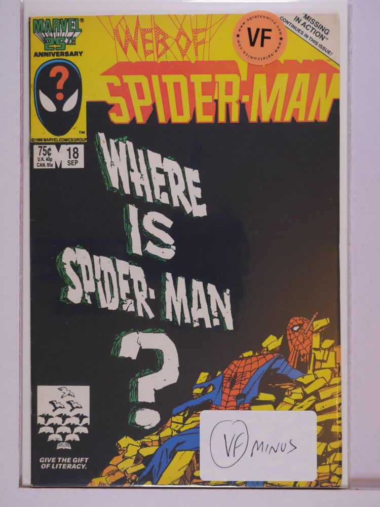 WEB OF SPIDERMAN (1984) Volume 1: # 0018 VF