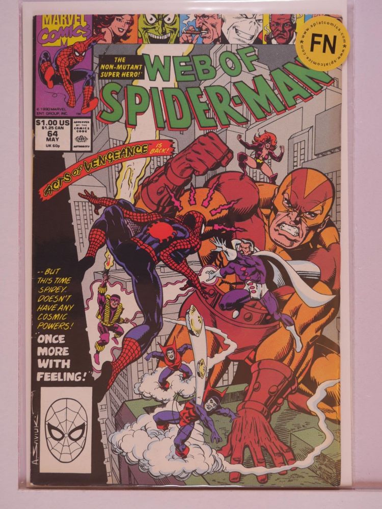 WEB OF SPIDERMAN (1984) Volume 1: # 0064 FN