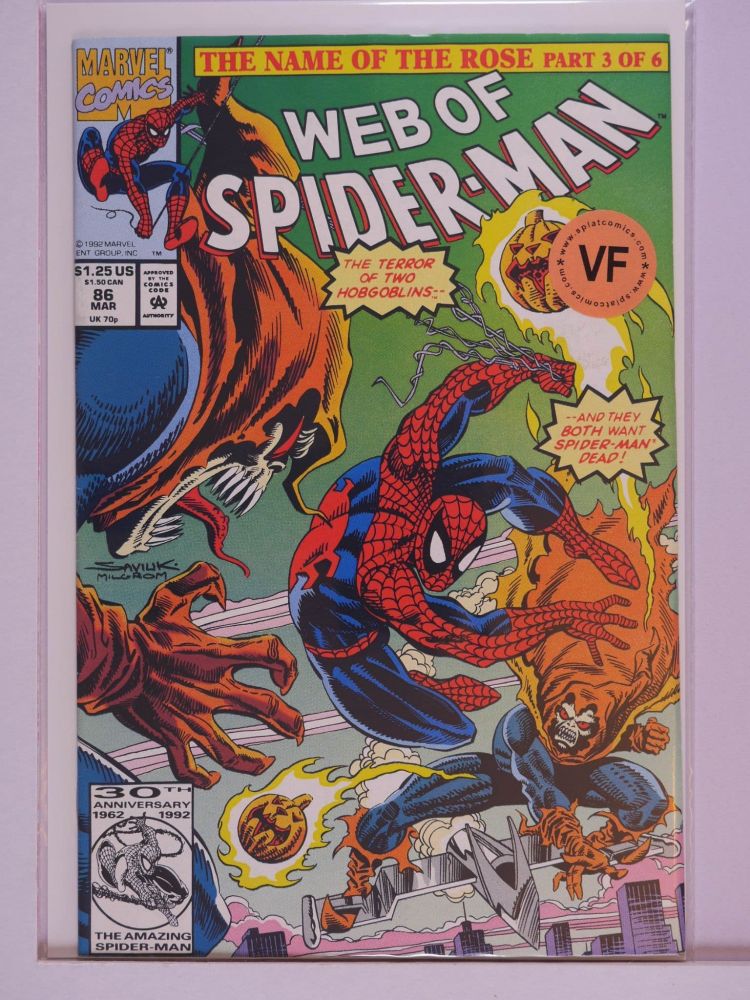 WEB OF SPIDERMAN (1984) Volume 1: # 0086 VF
