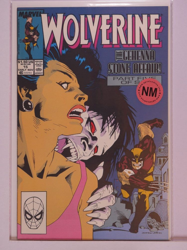 WOLVERINE (1988) Volume 2: # 0015 NM