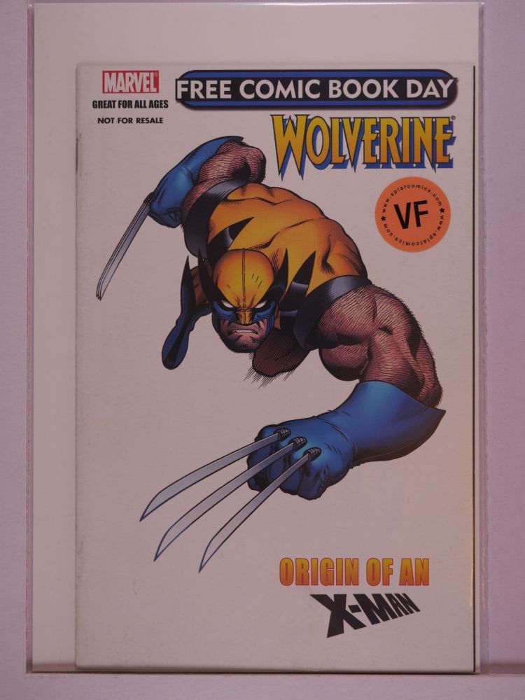 WOLVERINE FREE COMIC BOOK DAY ORIGIN OF AN X-MAN (2009) Volume 1: # 0001 VF