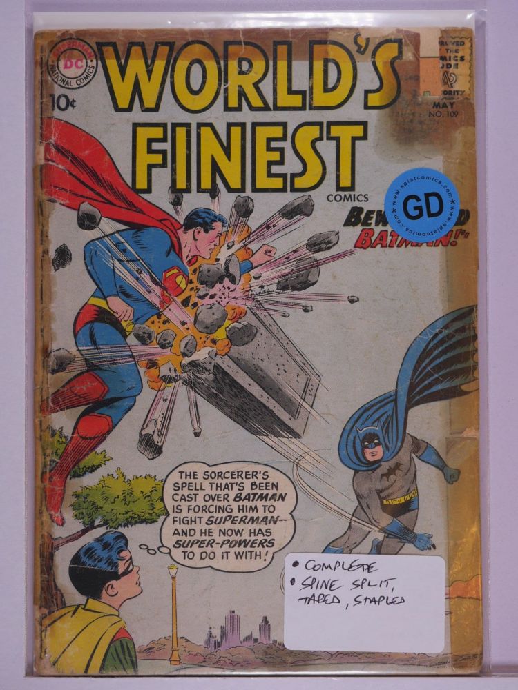 WORLDS FINEST (1941) Volume 1: # 0109 GD