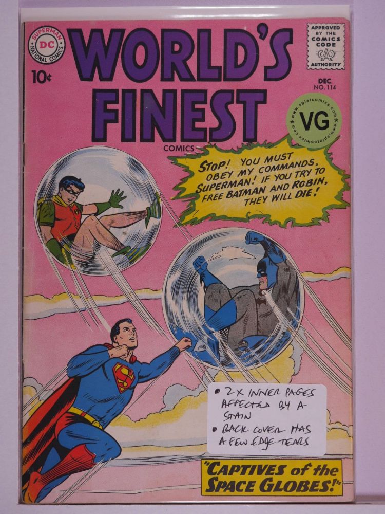WORLDS FINEST (1941) Volume 1: # 0114 VG