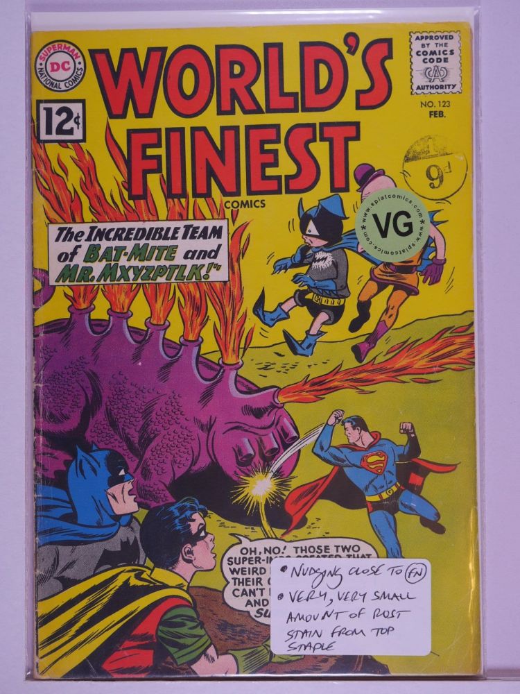 WORLDS FINEST (1941) Volume 1: # 0123 VG