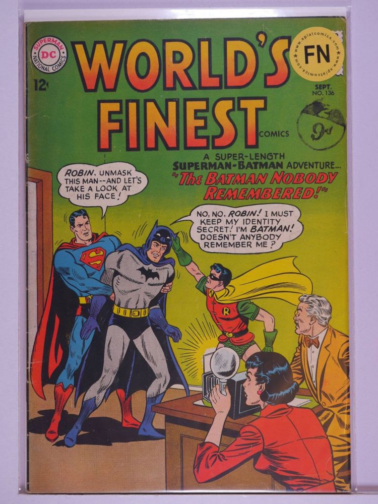 WORLDS FINEST (1941) Volume 1: # 0136 FN