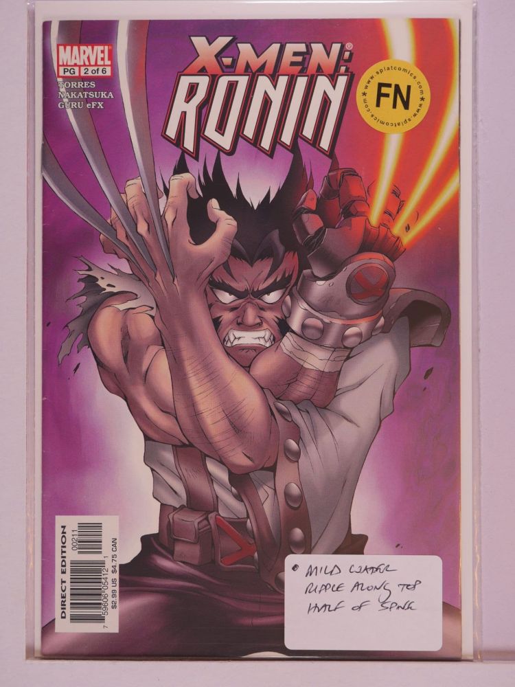 X-MEN RONIN (2003) Volume 1: # 0002 FN