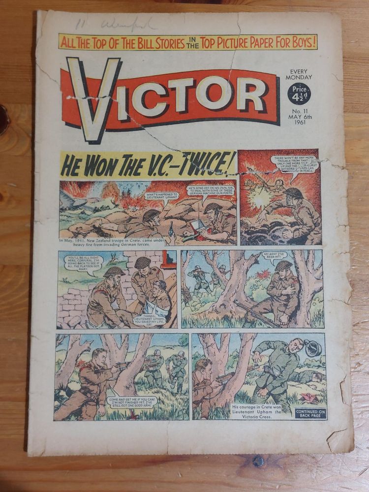 VICTOR COMIC #11 FOR JAMES STOTHARD ONLY