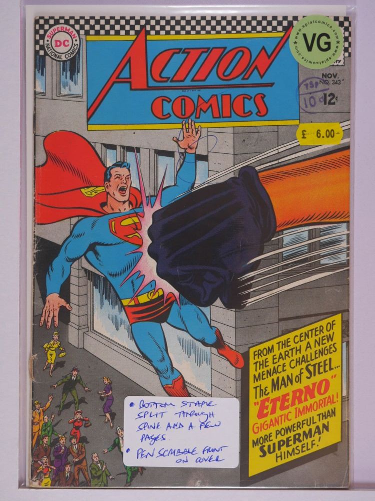 ACTION COMICS (1938) Volume 1: # 0343 VG