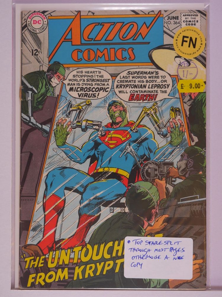 ACTION COMICS (1938) Volume 1: # 0364 FN