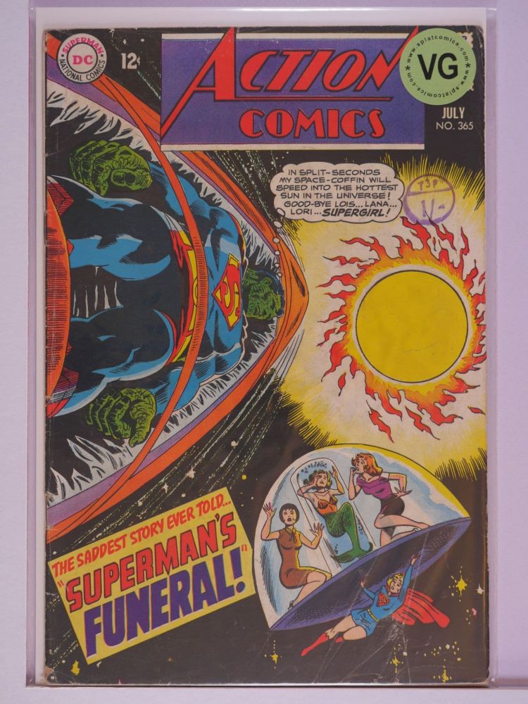 ACTION COMICS (1938) Volume 1: # 0365 VG