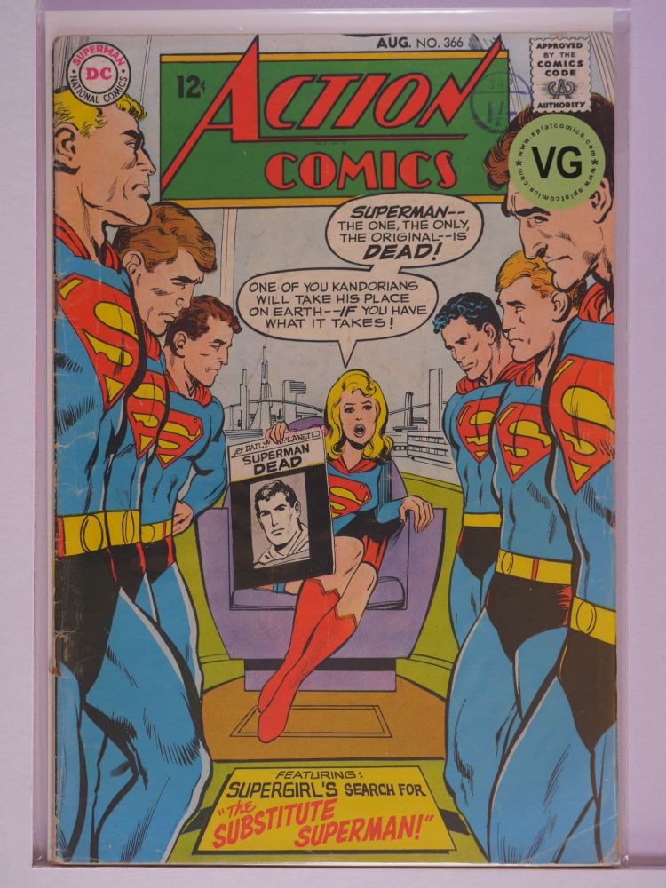 ACTION COMICS (1938) Volume 1: # 0366 VG