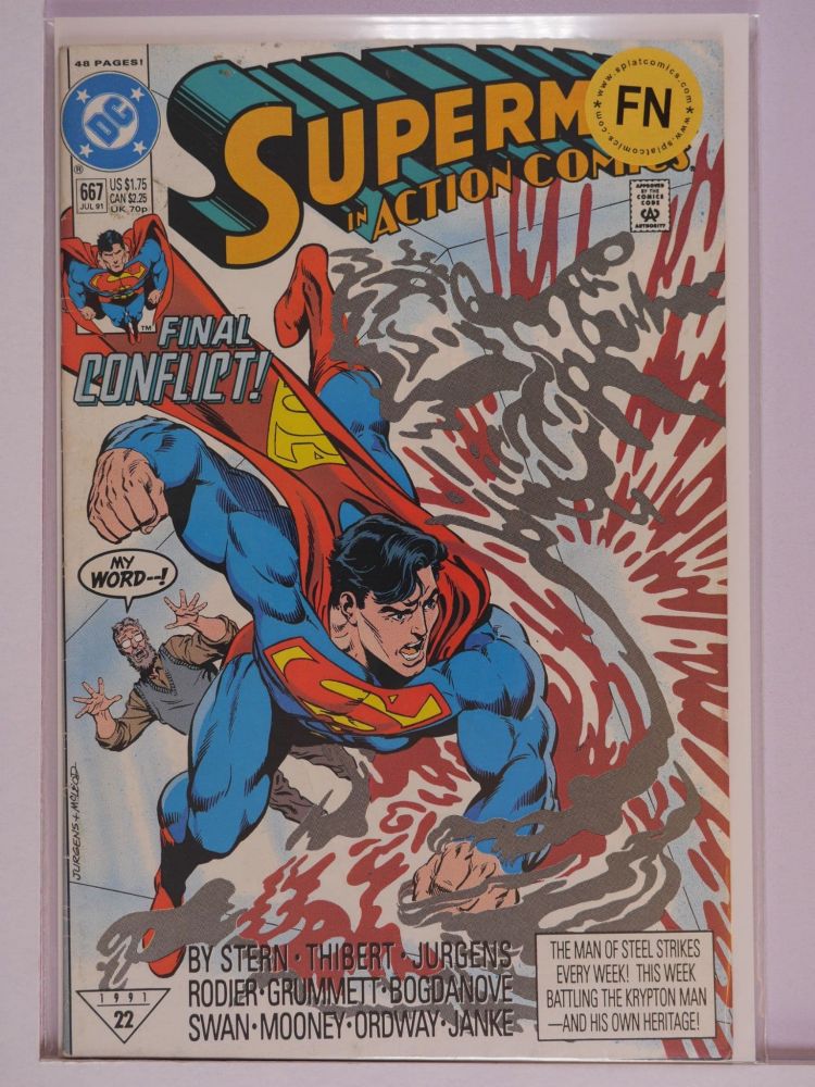 ACTION COMICS (1938) Volume 1: # 0667 FN