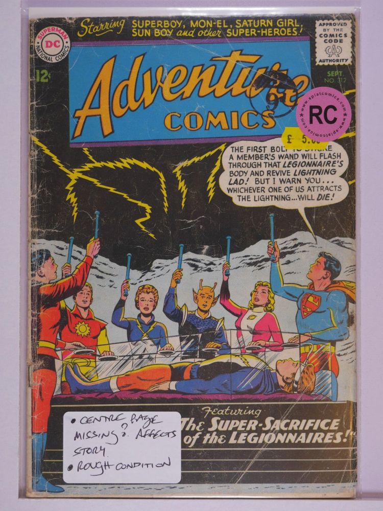 ADVENTURE COMICS (1938) Volume 1: # 0312 RC