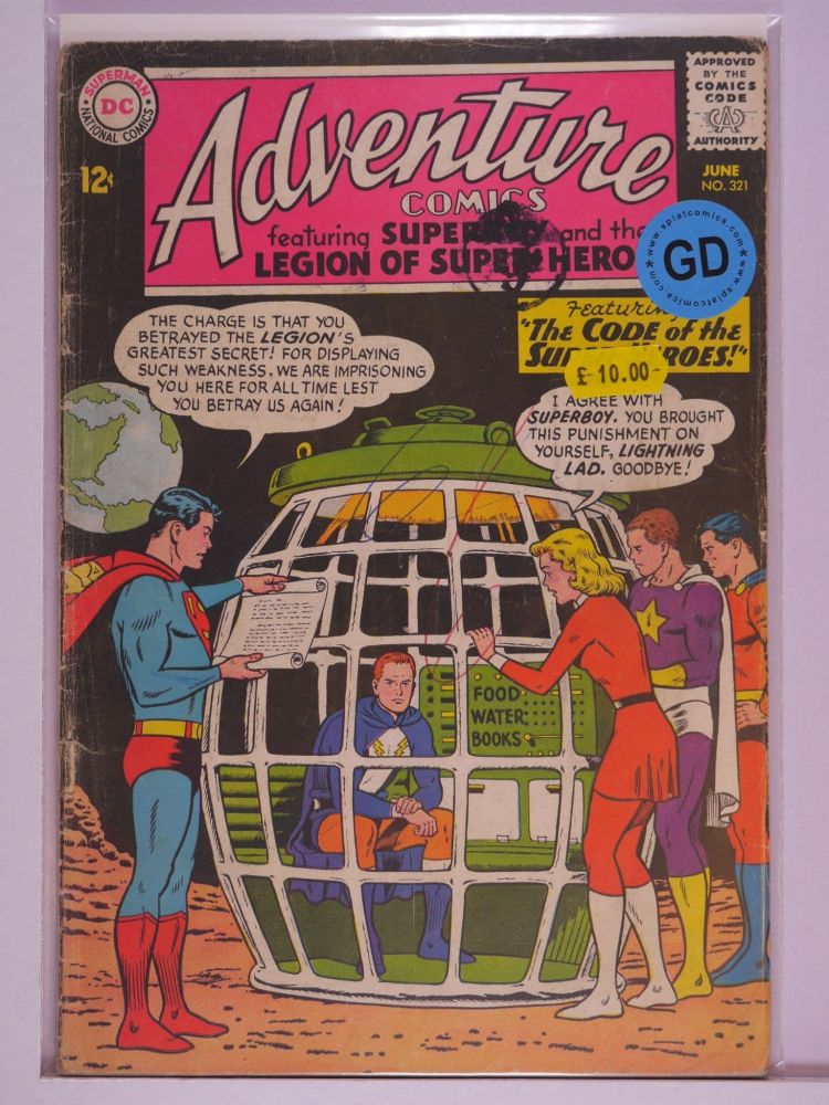 ADVENTURE COMICS (1938) Volume 1: # 0321 GD