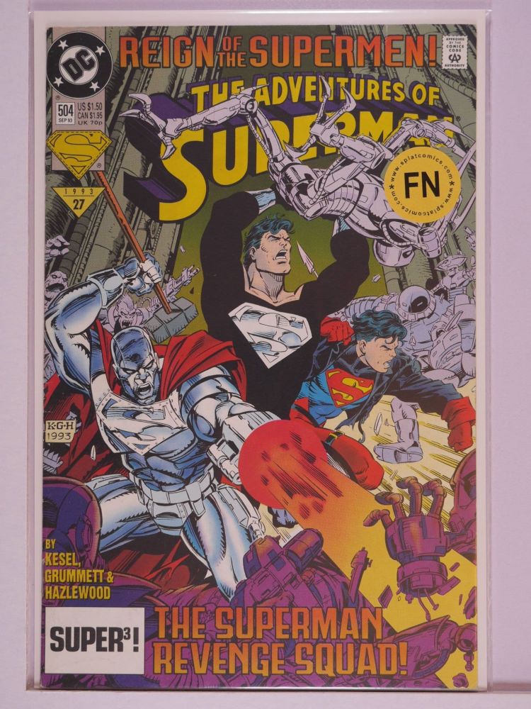 ADVENTURES OF SUPERMAN (1938) Volume 1: # 0504 FN