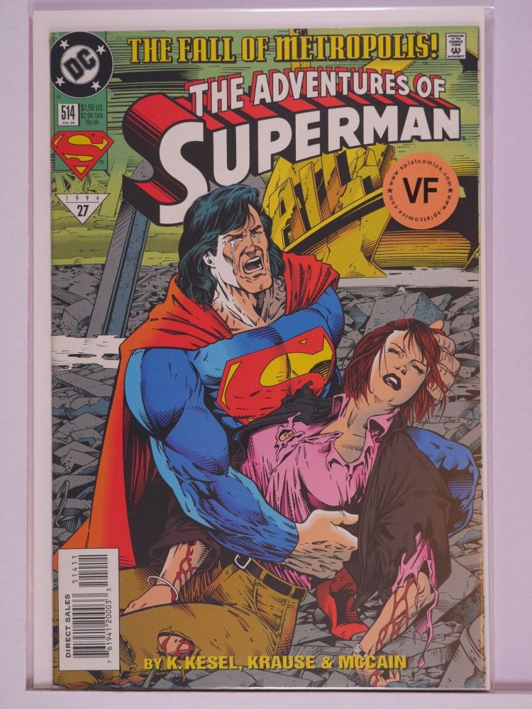 ADVENTURES OF SUPERMAN (1938) Volume 1: # 0514 VF