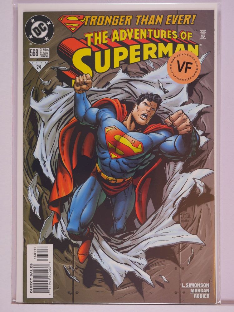 ADVENTURES OF SUPERMAN (1938) Volume 1: # 0568 VF