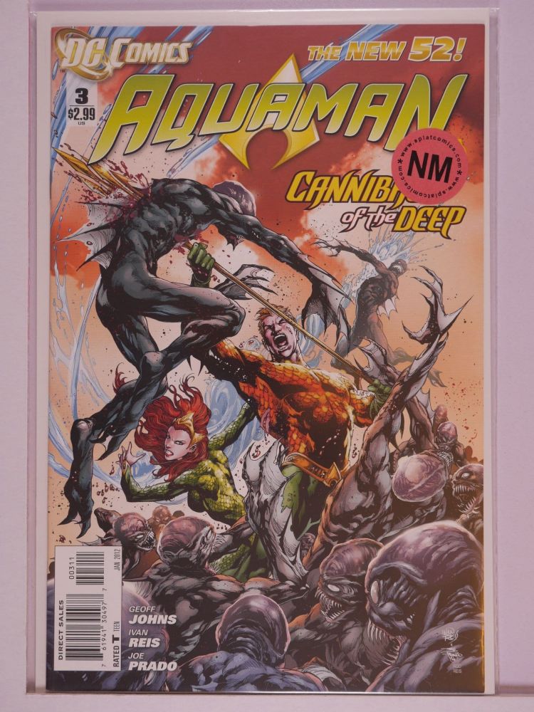 AQUAMAN NEW 52 (2011) Volume 1: # 0003 NM