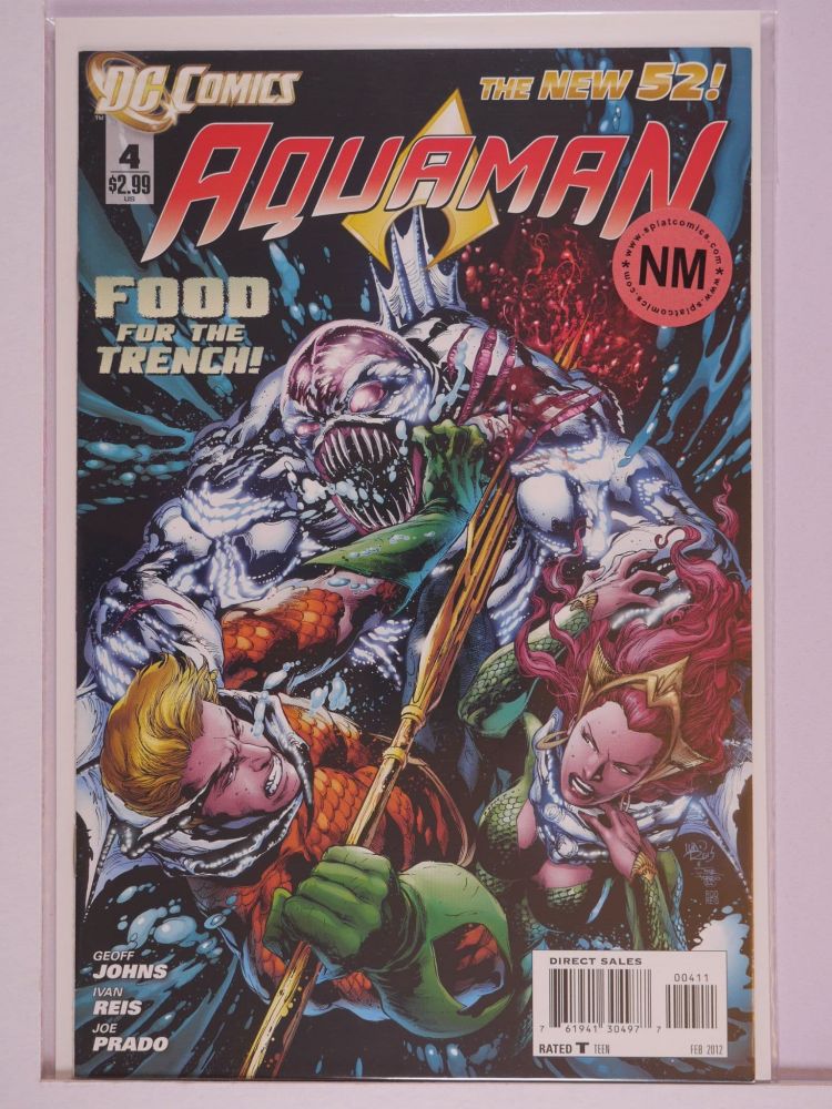 AQUAMAN NEW 52 (2011) Volume 1: # 0004 NM