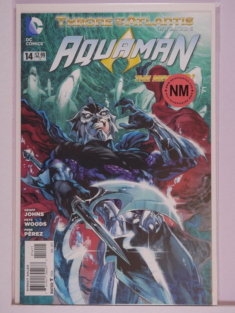 AQUAMAN NEW 52 (2011) Volume 1: # 0014 NM