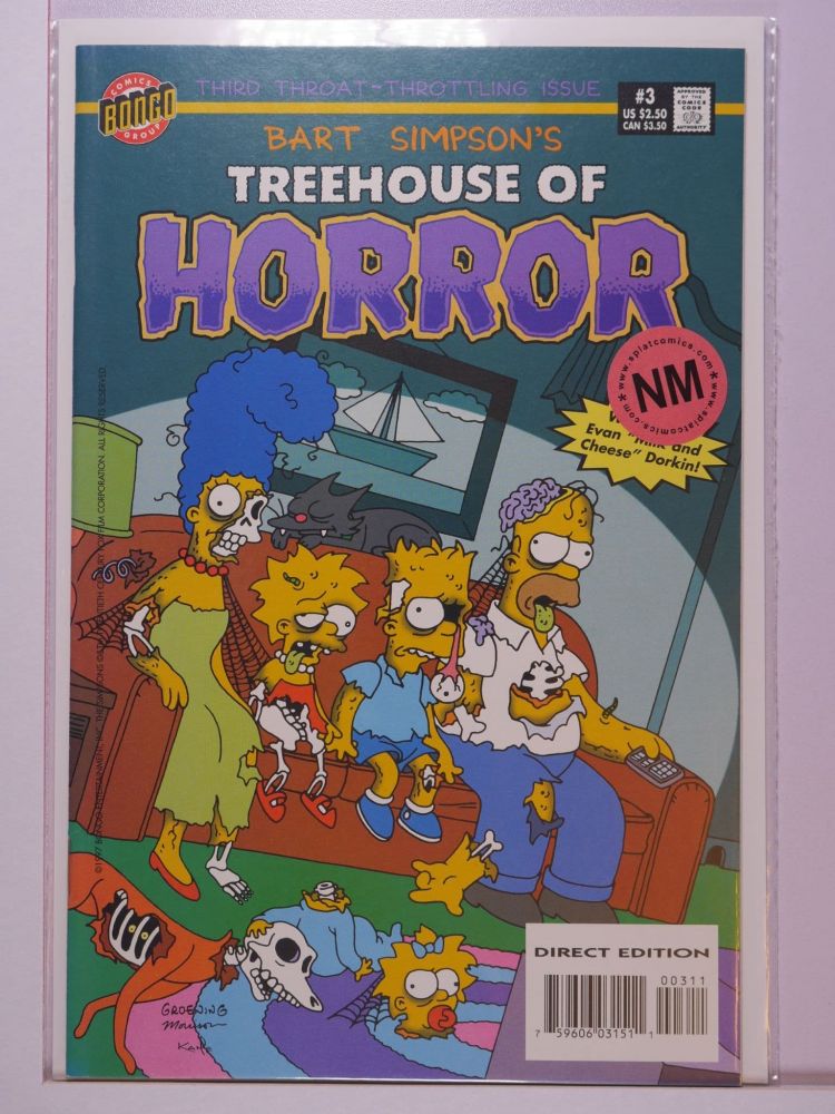 BART SIMPSONS TREEHOUSE OF HORROR (1995) Volume 1: # 0003 NM