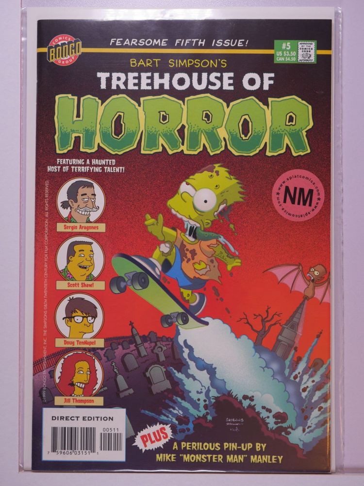 BART SIMPSONS TREEHOUSE OF HORROR (1995) Volume 1: # 0005 NM