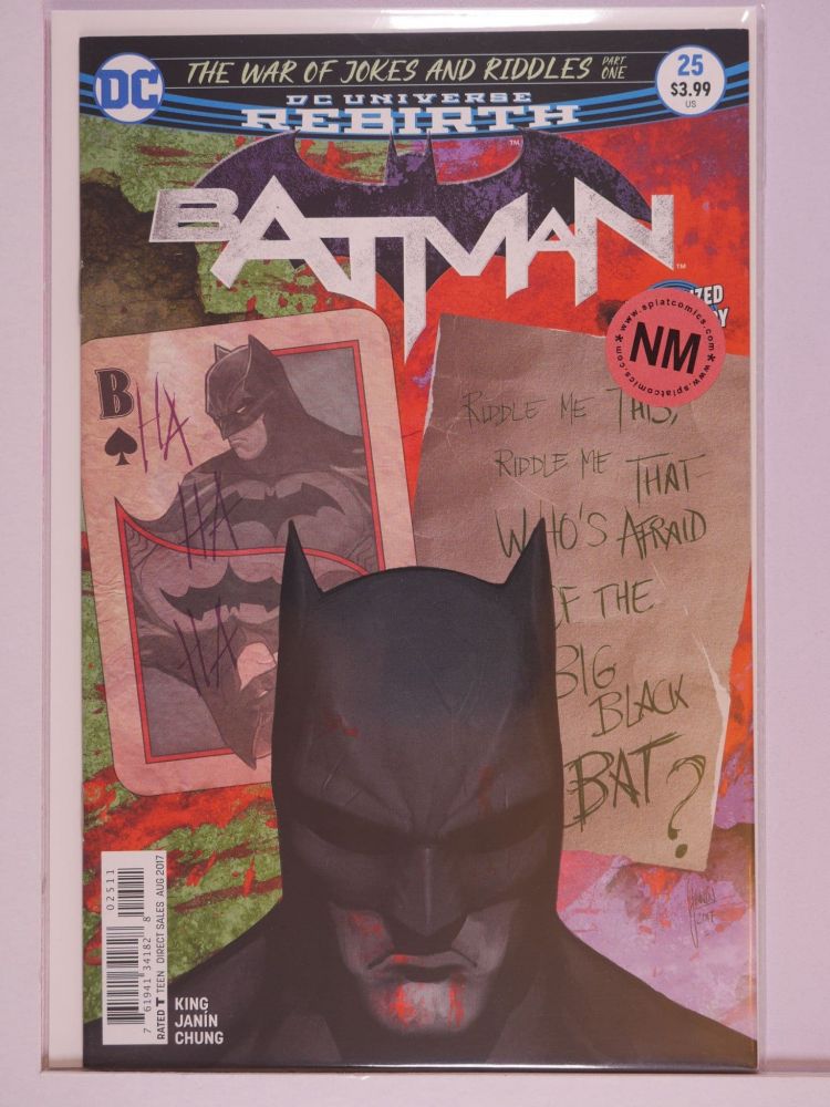 BATMAN (2016) Volume 3: # 0025 NM