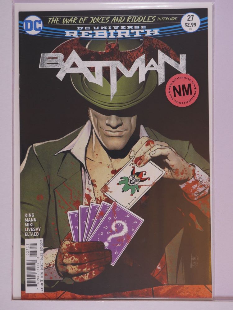 BATMAN (2016) Volume 3: # 0027 NM